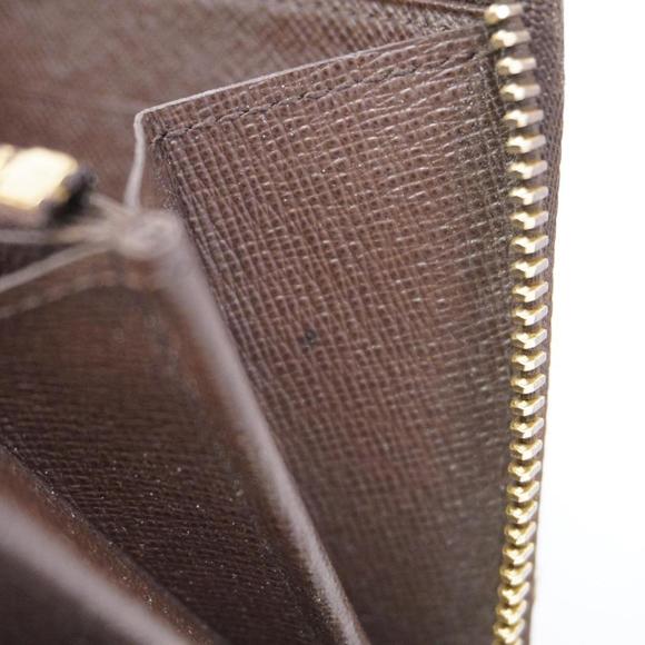 LOUIS VUITTON Long Wallet Damier Zippy N60015 Ebene Men's Women's - Picture 10 of 10